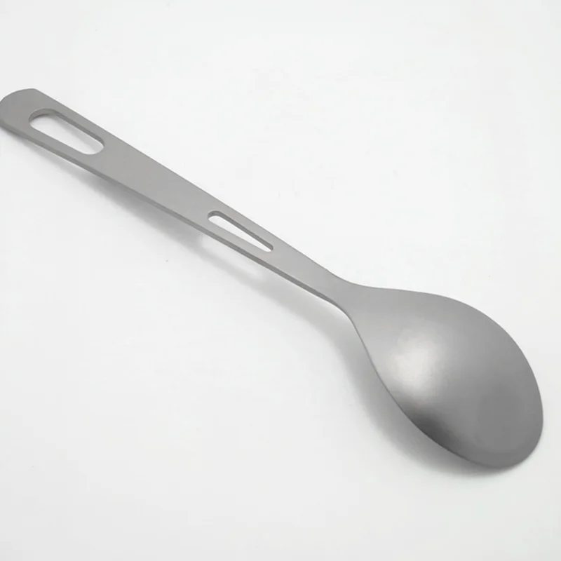 Титановая большая ложка с вилкой бутылка наконечником открывалка длинной ручкой