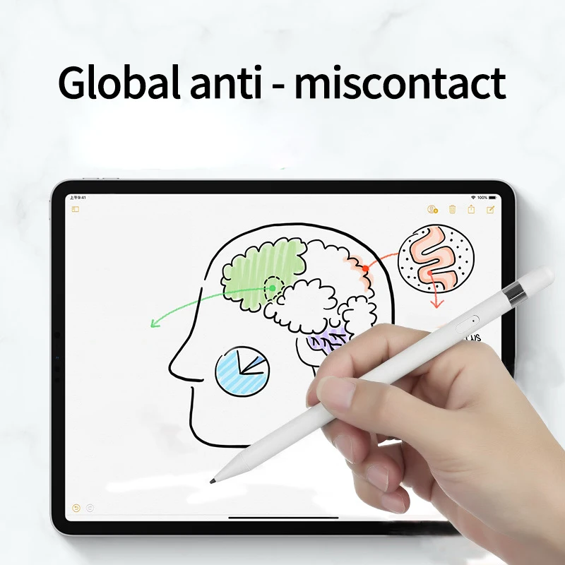 Цифровая ручка-стилус для iPad 2018-2019 безотказное нажатие на ручку с