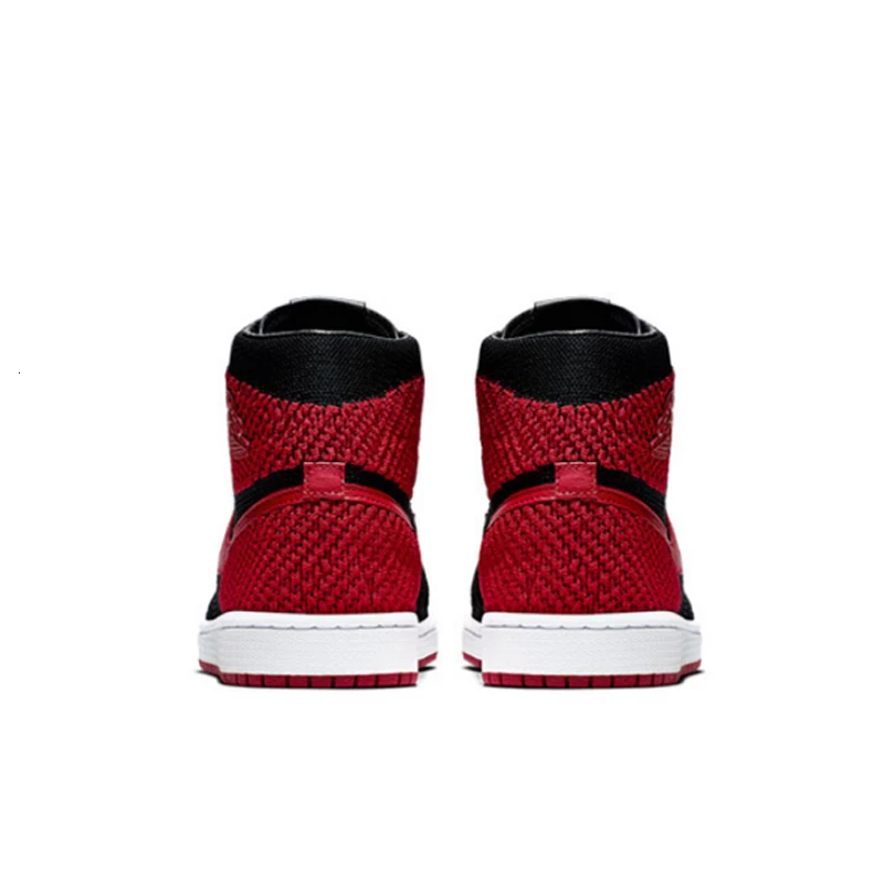 Оригинальные кроссовки для баскетбола Air Jordan 1 Flyknit AJ1, оригинальные мужские дышащие спортивные кроссовки, Новое поступление#919704