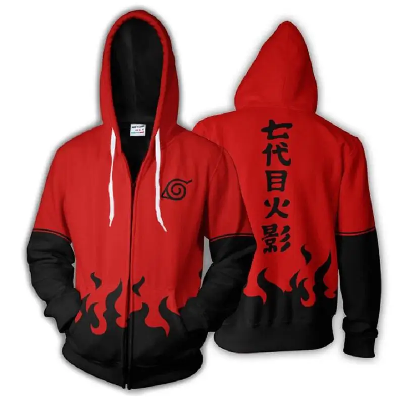 

White Casual Japanese Anime Zip Hoodie 3D Zip Sweatshirt Men Oversized Sweatshirt Men Men's Clothing Hoodie