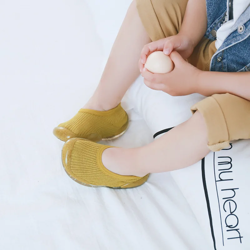 Носки для маленьких мальчиков и девочек Осенние нескользящие носки пола детская