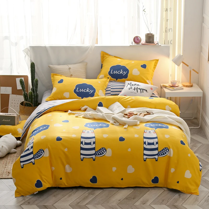 

Hamster Bedding Set Duvet Cover Set Pillowcase Home Textiles 2/3pcs Bed Linen King Queen Size Dropship