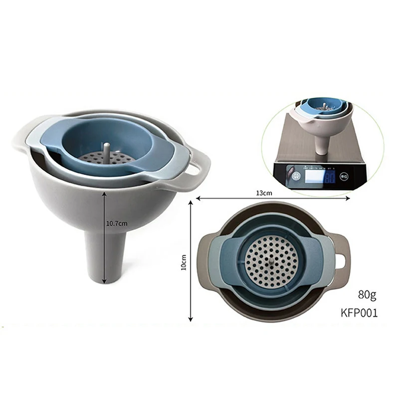 Комплект воронок многофункциональная колба для масла воды специй вина фильтр из