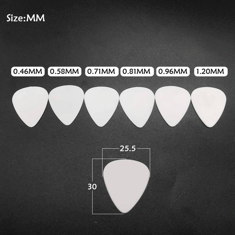30 stücke 046mm 071mm kunststoff akustische elektrische ukulele gitarre picks standard mediatoren plektren plektrum guitarra teile free global