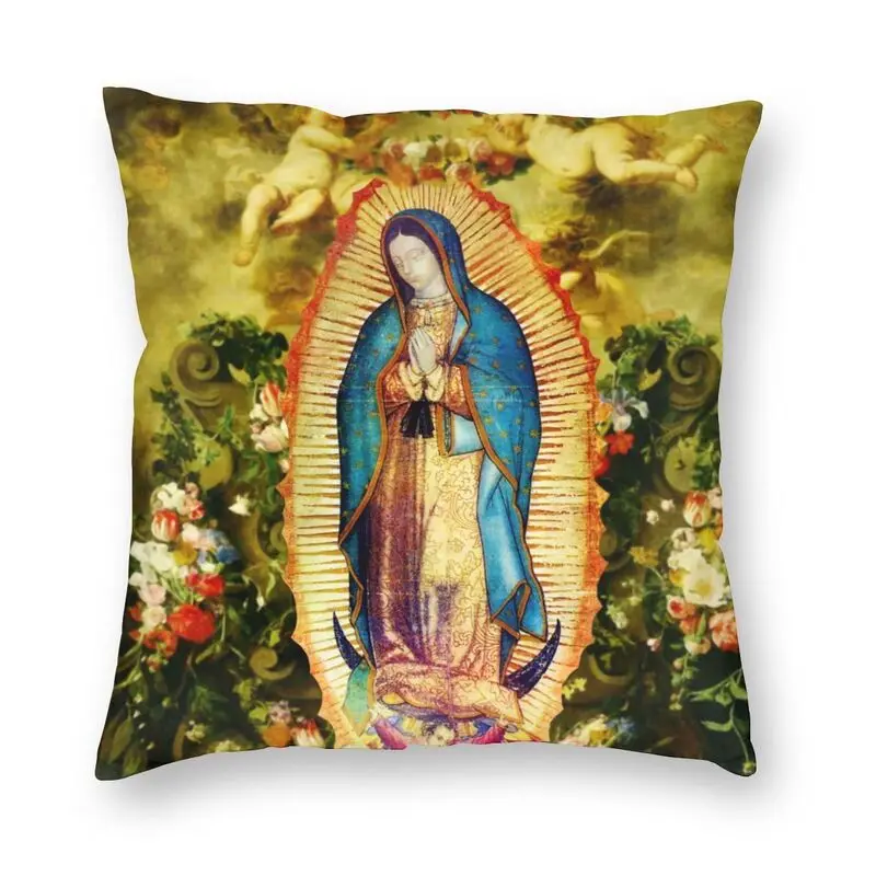 

Наволочка с изображением нашей леди Гуадалупе мексиканской Девы Марии декоративная наволочка для католической подушки декоративная подуш...