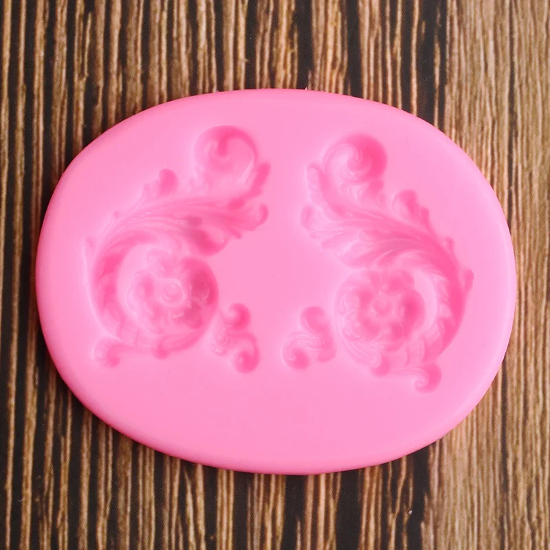 Силиконовые формы в виде листьев цветов |