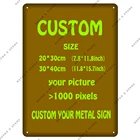 На заказ жестяной знак металлические плакаты табличка Современное ретро искусство на стену винтажный декор для мужчин пещера Бар Паб Клуб Декор настраиваемый