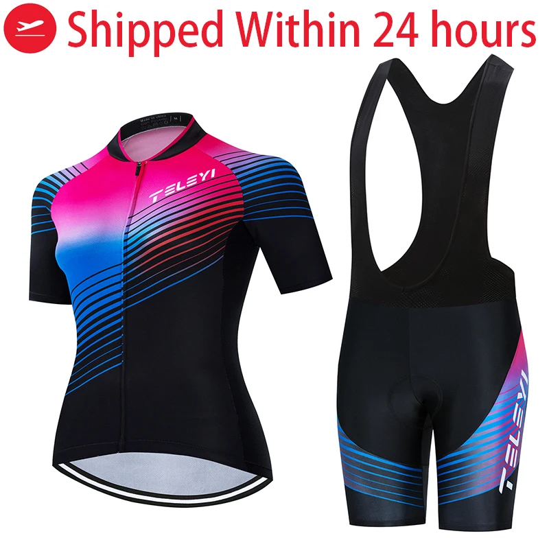Women Triathlon Suit Clothes Cycling Skinsuits Body Sets Pink Roupa De Ciclismo Feminino Rompers Womens Jumpsuit Triatlon Kit |