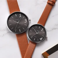 luxury lover watches for men women new leather strap waterproof casual simple couple watch gift for lovers horloges vrouwen