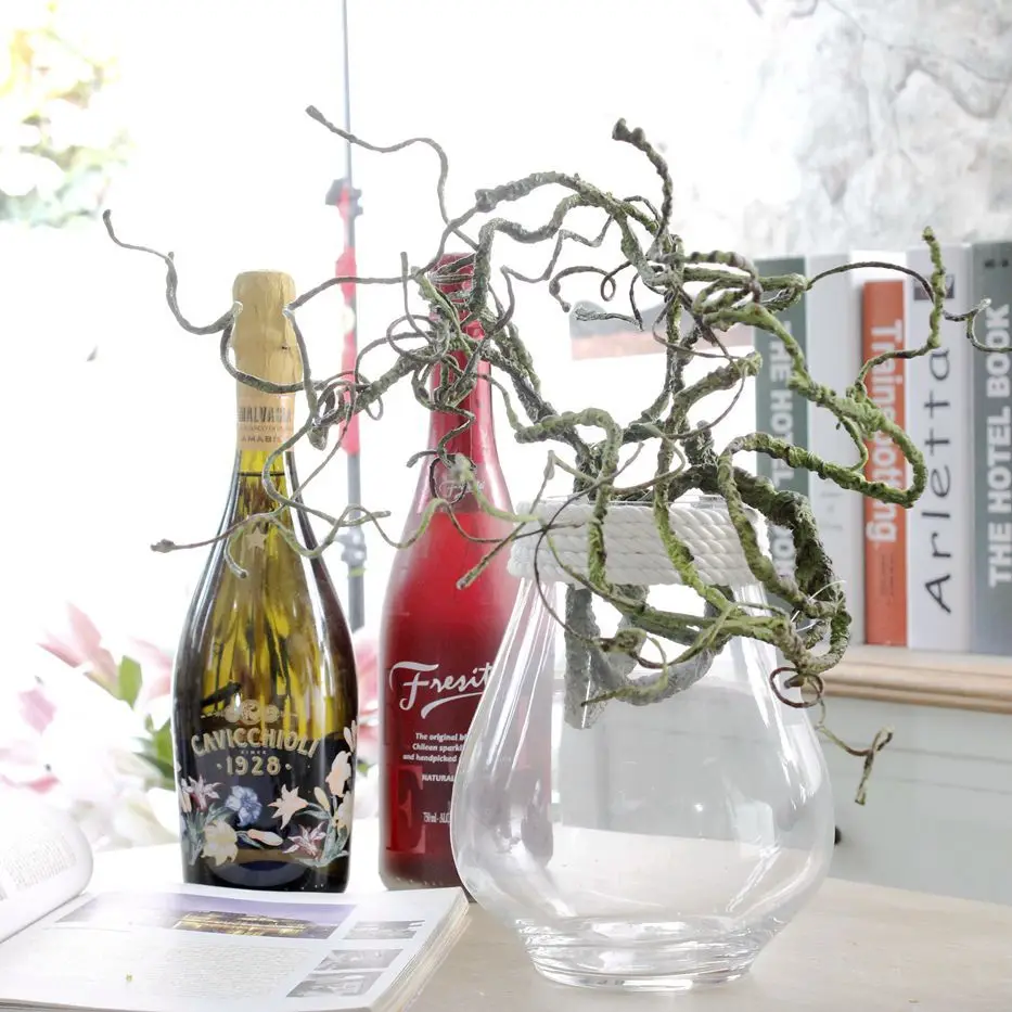 Пенящиеся ветки дерева искусственные цветы легко формируемые для украшения дома