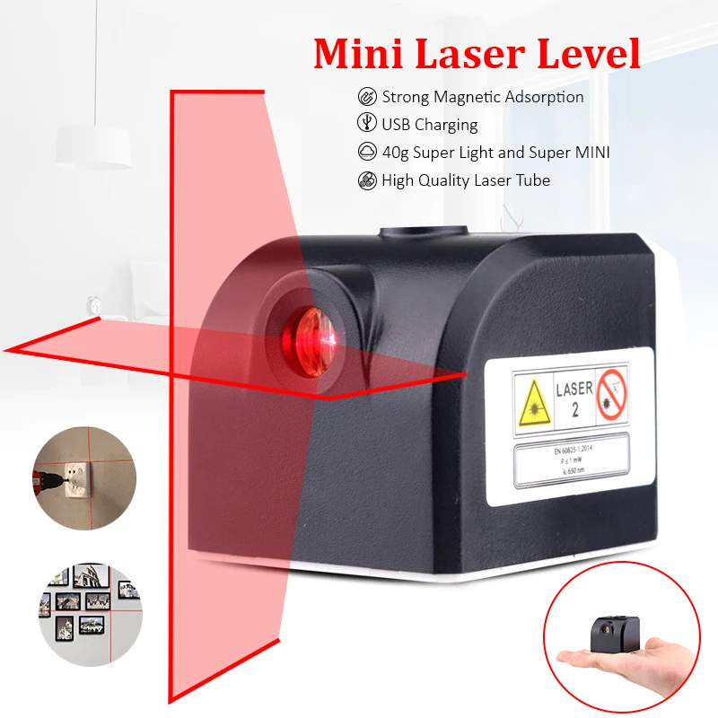 Лазерный уровень 2 красных зеленых горизонтальных и вертикальных лазерных
