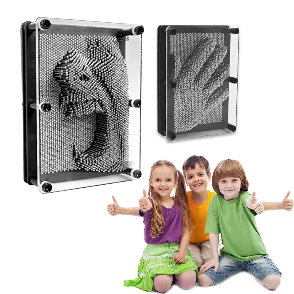 Обучающая игрушка маленький 3D металлический клон отпечатков пальцев 3 мерная