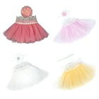 Реквизит для фотосъемки новорожденных Детское Сетчатое платье повязка на голову комплект для младенцев Одежда для фотосъемки