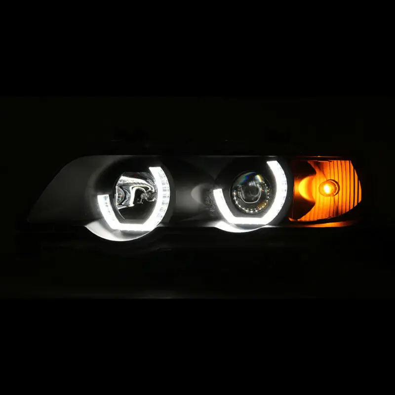 Для BMW X5 1998-2003 авто светодиодный DRL Bi-xenon высокий светильник композитный передний