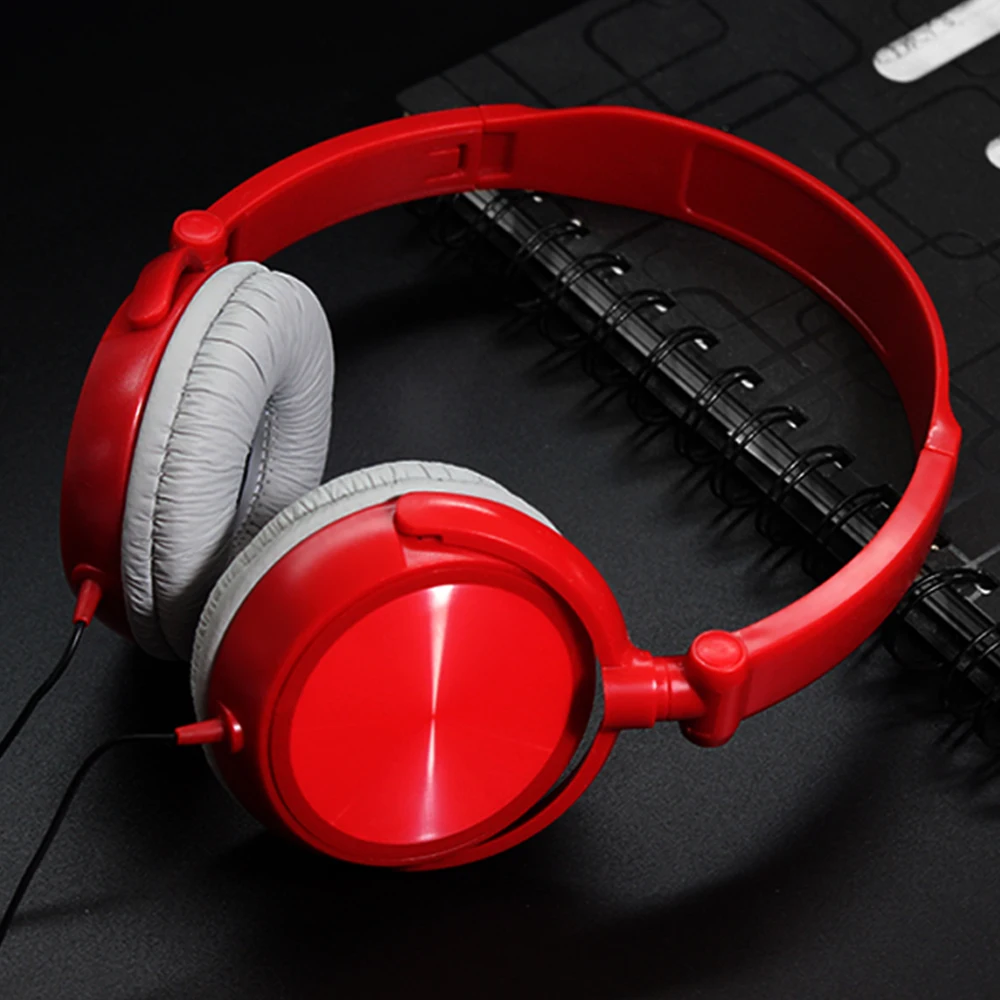 Игровые Накладные наушники с микрофоном проводная Hi-Fi гарнитура насыщенным