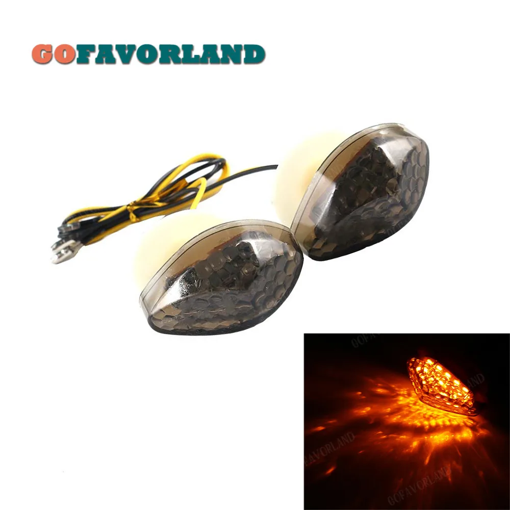 

Светодиодный светильник-индикатор поворота на заказ с заподлицо дыма 33450-MAS-672 для Honda CBR 600RR 1000RR 900RR 919F