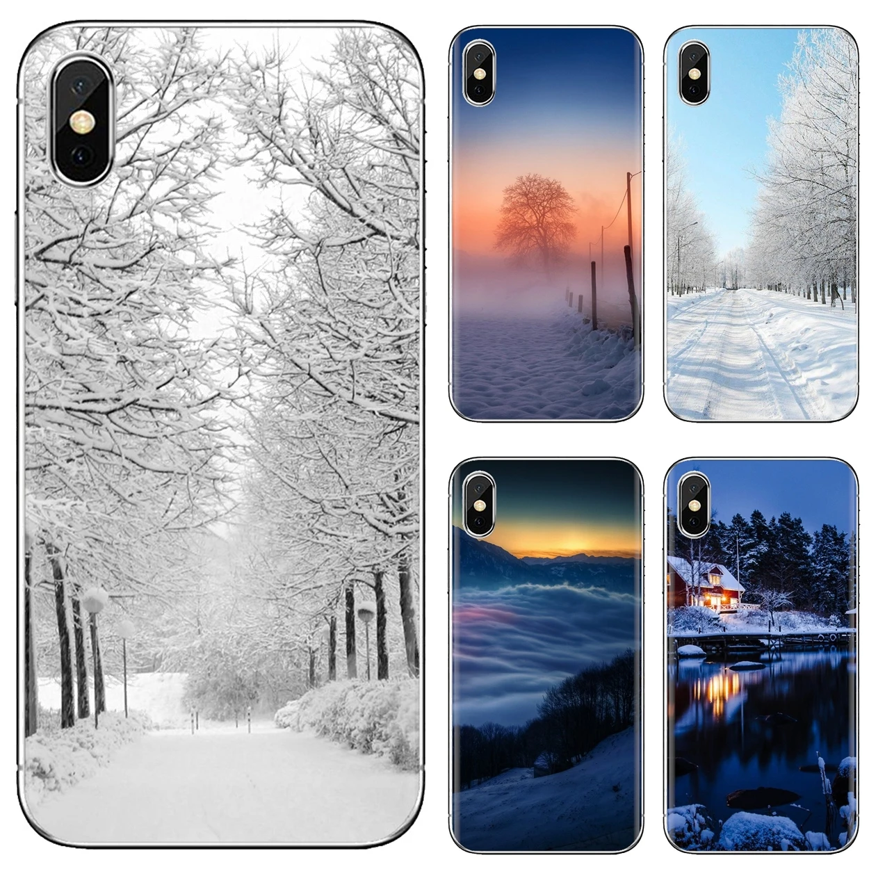 Мягкий чехол Обложка зимние Sonata настольные часы настенные бумаги для Samsung Galaxy A10