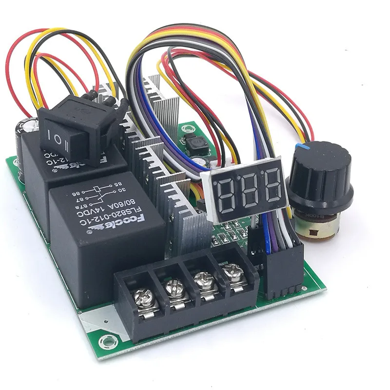 

0~100% Motor Governor Adjustable Controller Digital Display MAX60A 12V 24V