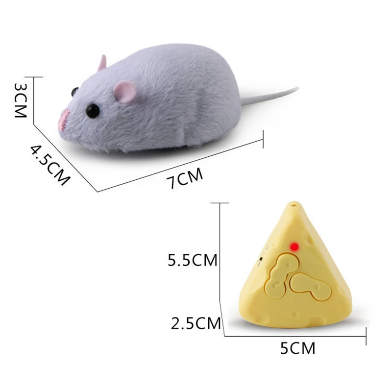 

New RC Simulaition Mouse Model Infrared Remote Control Animal Friend Children Girl Boy Party Tricky Toys Fun Kid Creativity Gift
