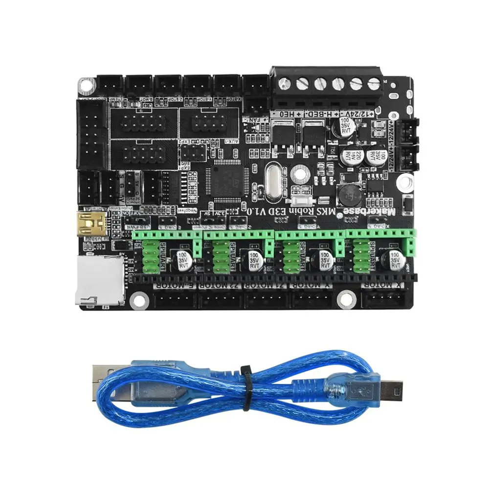 

Robin mks 32Bit 168Mhz F407 Control Board 3D Printer parts TFT screen USB Printer (Without driver chip)