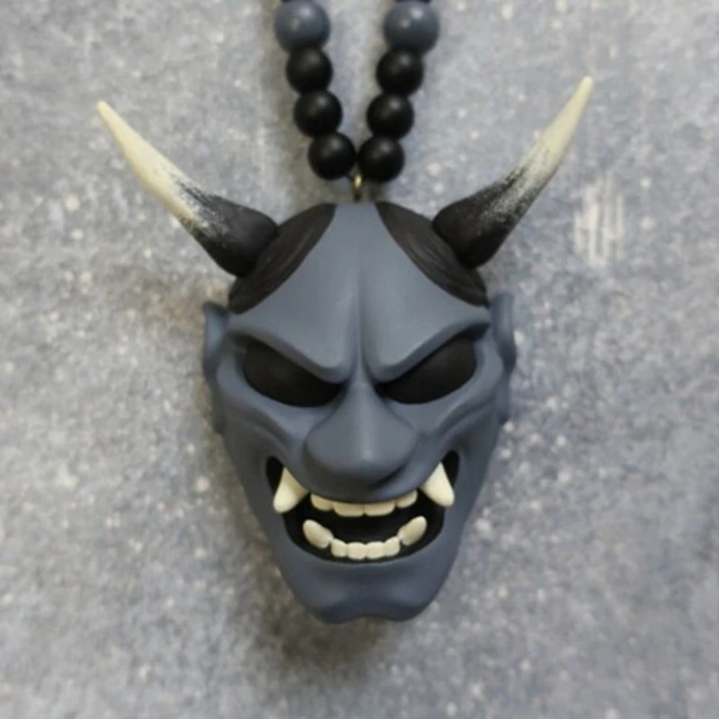 Японская Маска самурая демон убийца они кулон на Хэллоуин воин автомобиль