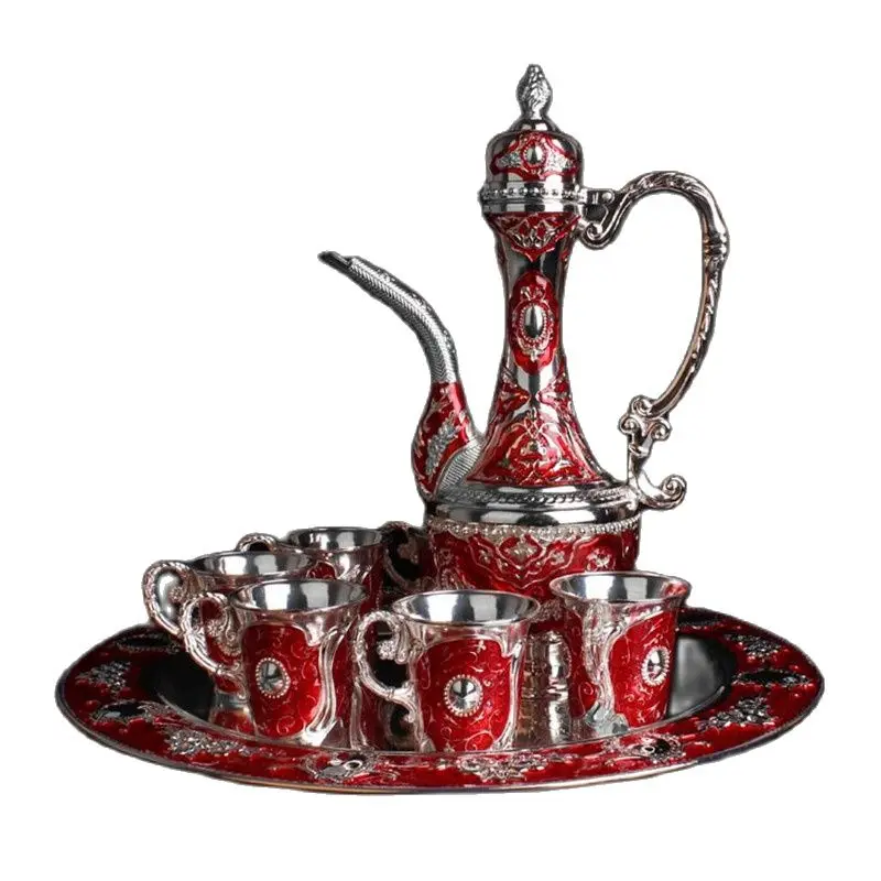 Винный набор из Жестяного вина в русском стиле винный горшок большого размера