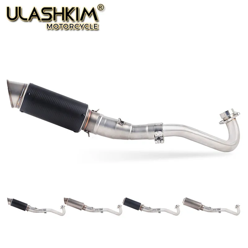 Мотоцикл Полная система глушитель Escape средняя ссылка труба без шнуровки для yamaha
