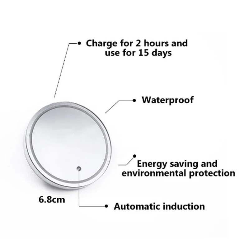 

7 Colorful Intelligent Car Led Water Cup Luminous Coaster For Changan Eado XT CS35 CS75 CS85 CS95 Dsvin V7 Car Accessories