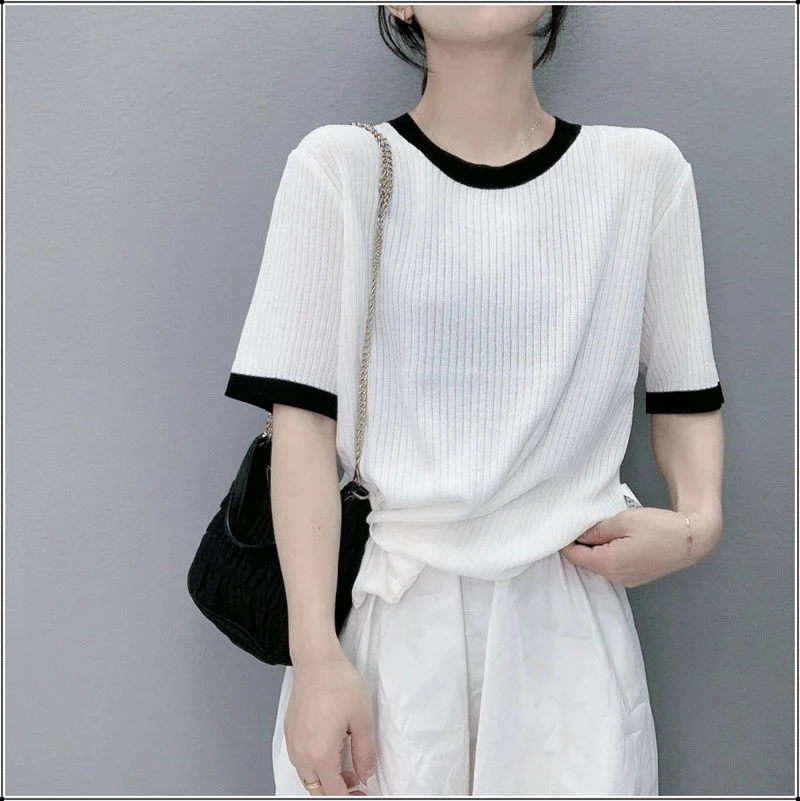 

2023 New 20613 (3 Room 8 Ranked No. 7) The Film Web Celebrity Figure Spell Color Round Collar Short Sleeve T-shirt [2000] 29