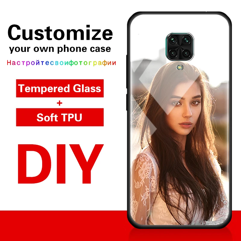 Чехол для телефона из закаленного стекла для Xiaomi Redmi Note 9S 9 9T 10 Pro 8 8T 7 9A 9C 8A K30 K40