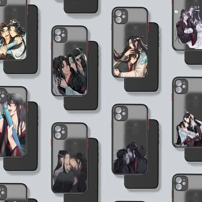 

Mo Dao Zu Shi MDZS anime Phone Case For iphone 12 11 8 7 plus mini x xs xr pro max matte transparent cover