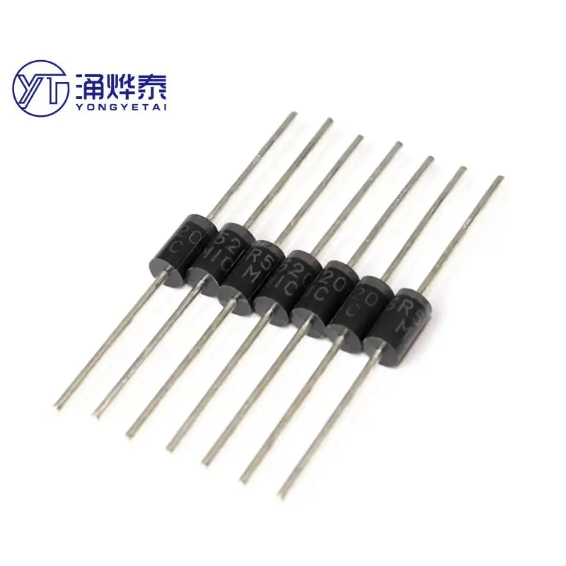 

TAI 20pcs Schottky Diode SR5200 5A 200V