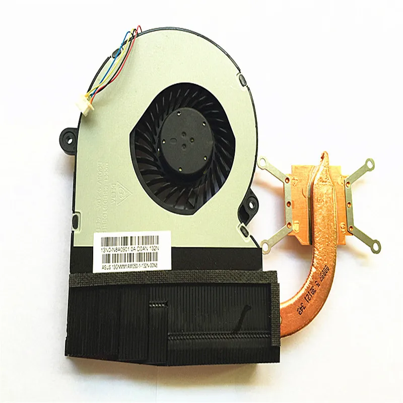 Кулер для процессора ноутбука ASUS G46 G46V G46VM G46VW охлаждающий модуль с радиатором