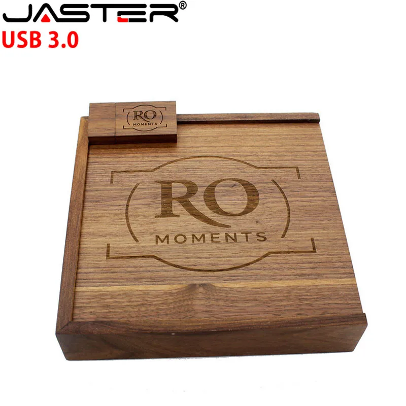 Деревянный фотоальбом JASTER usb + коробка флеш накопитель 3 0 флешка 4 ГБ 16 32 64