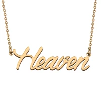 heaven custom name necklace customized pendant choker personalized jewelry gift for women girls friend christmas present