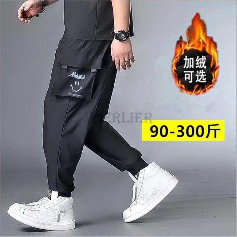 

Мужские брюки-карго на флисе, с карманами