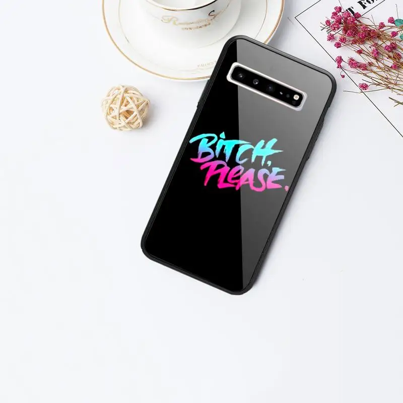 

Logos & Lettering Phone Case For Galaxy Tempered Glass Cases Apply To S10 S9 S8 S7 S6edge Plus TPU Cover