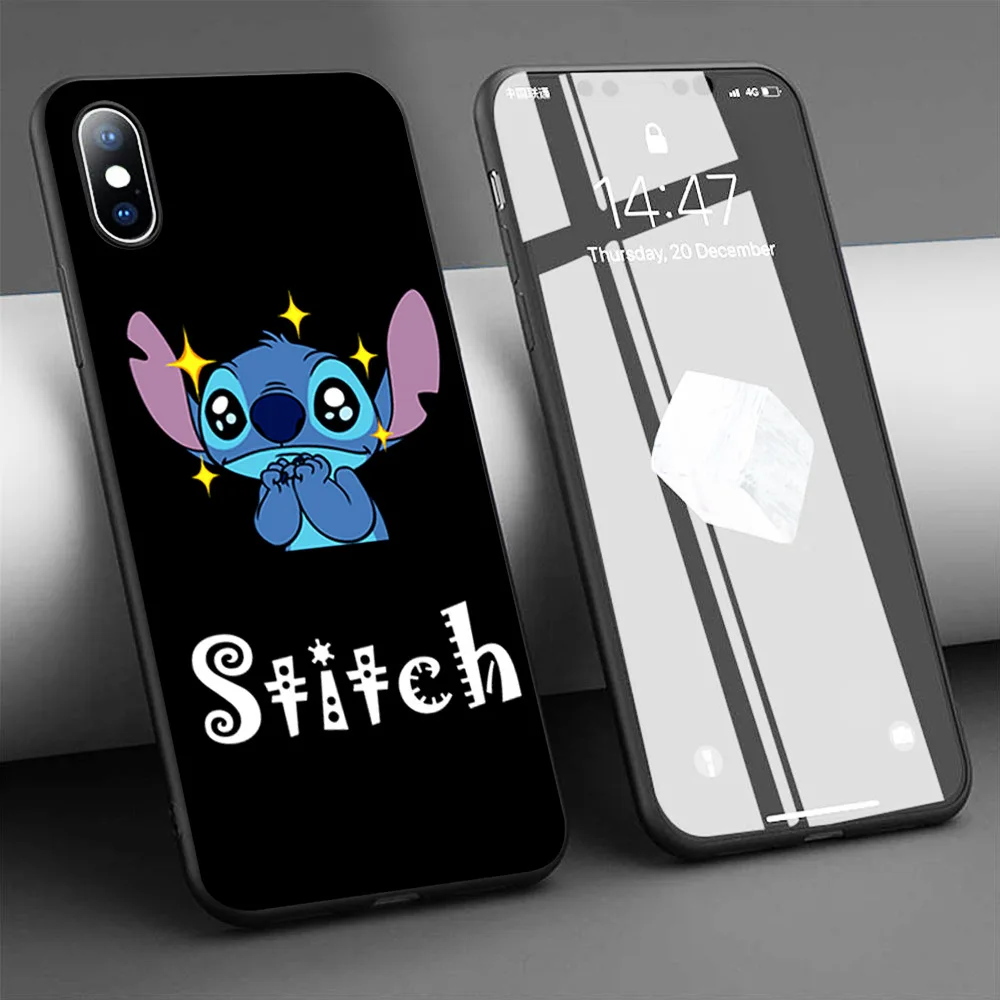 Lilo Stitch Ohana чехол s Мягкий силиконовый чехол для iPhone 11 Pro Max XR XS 5S SE 6 6S 7 8 Plus чехол для телефона TPU Capinha Coque - Цвет: SJK2347125HB