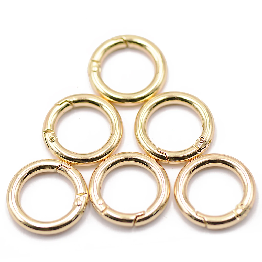 6 шт. пружинный зажим круглый карабин 1 ''задвижка o кольцо защелкивающийся