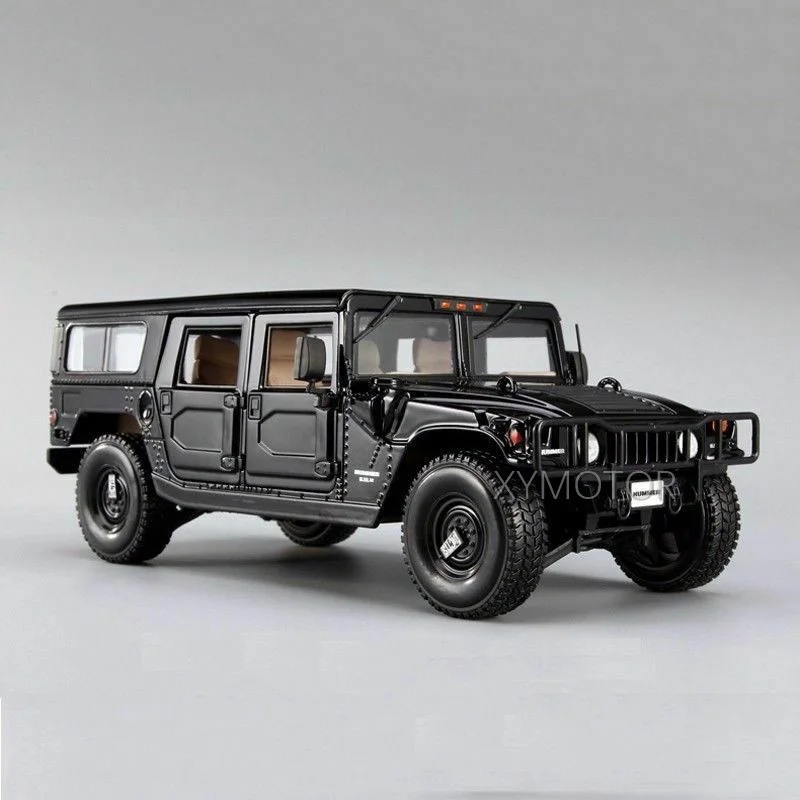 

New 1:18 For Maisto Hummer H1 Alloy Diecast CAR MODEL Mini Vehicle TOYS Boys gift Collection Display Black Metal,Plastic,Rubber