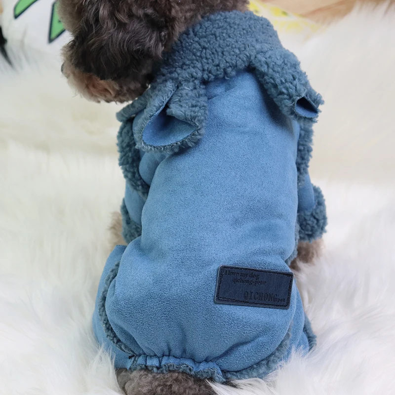 

Dog Jumpsuit Winter Dog Clothes Outerwear Garment Puppy Costume Pants Outfit Bichon Yorkie Poodle Pomeranian Clothing Overalls