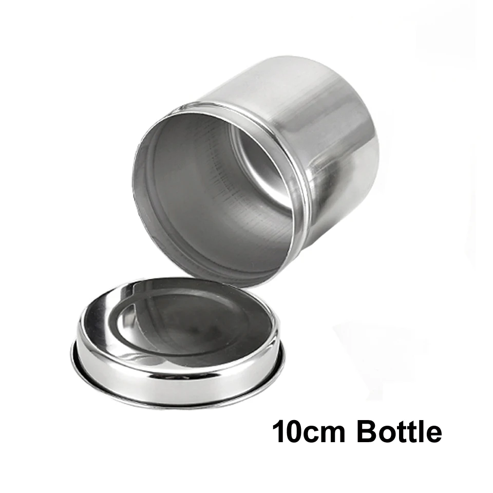 1pc 10cm Bottle Нержавеющая сталь в форме почек стерилизованный лоток банка горшок контейнер бутылка пинцет медицинская Стоматологическая хирургическая Косметика аксессуар для татуажа - Цвет: 1pc 10cm Bottle