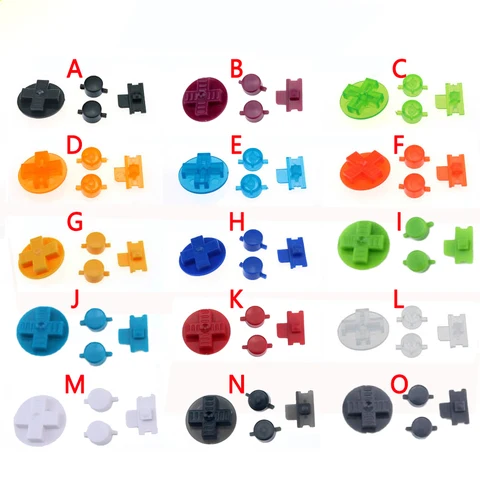 Набор кнопок JCD для Gameboy Classic of GB DMG A B, сменная кнопка D-pad Кнопка Токопроводящая rubber