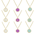 Женское колье-чокер из серебра 925 пробы, с эмалью