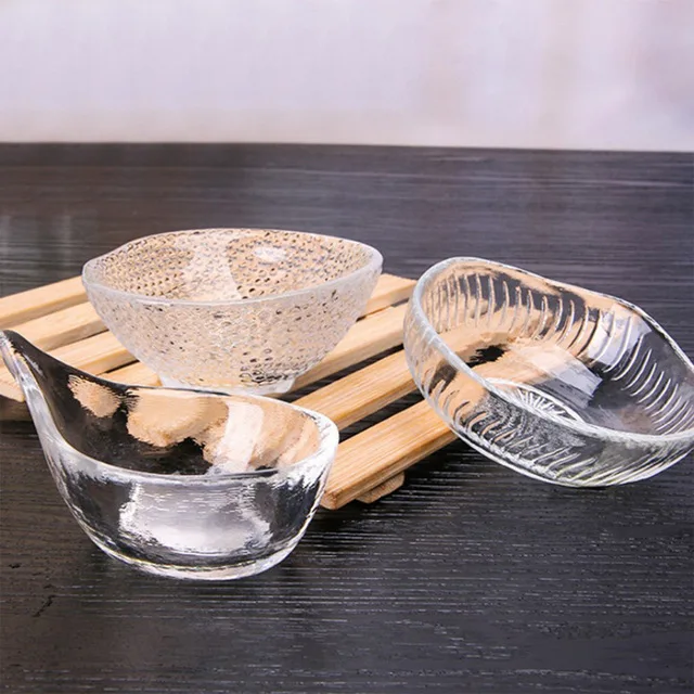 1 шт. белая прозрачная рельефная стеклянная тарелка изысканная и простая