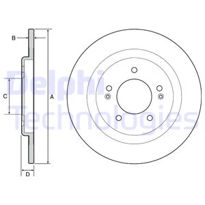 

DLP-BG4563C DISC REAR 12 i30-CEED "ELECTRONIC HAND BRAKE IS VIHICLES"