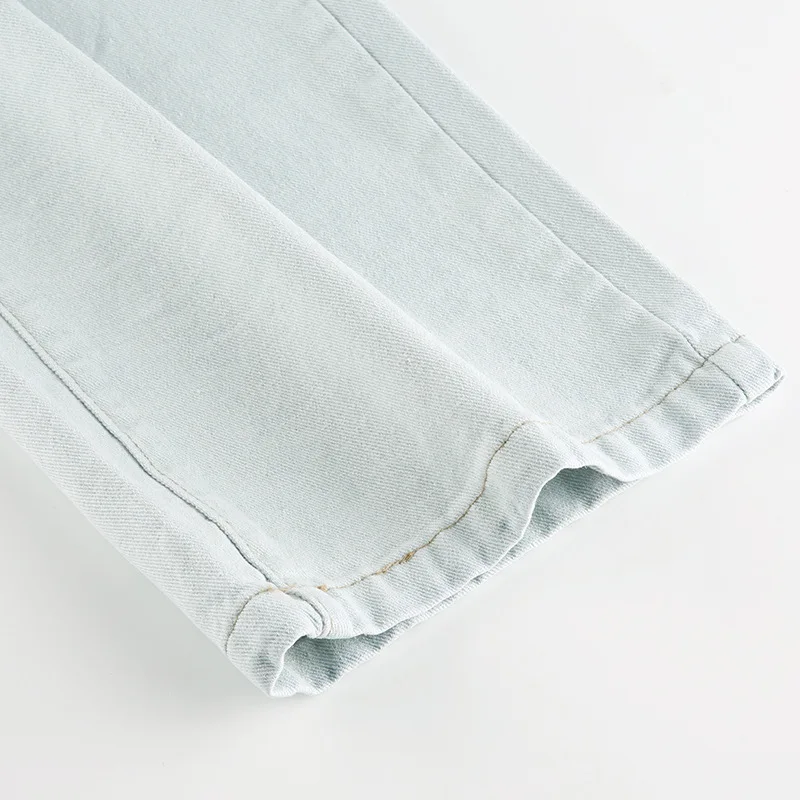 

High Waist Tie dye Patchwork Mom Jeans Women Y2K Straight Pants Wide Leg Baggy Denim Jeans 2020 Boyfriend Loose Pants Blue White