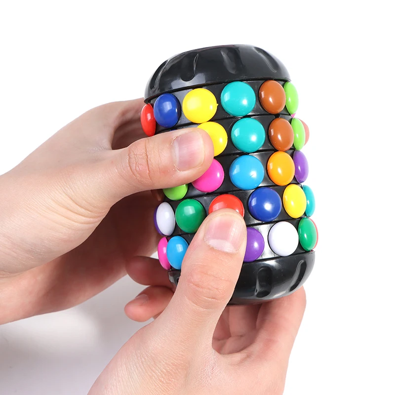 

Cylindrical Cube Toy Creative Intellectual Decompression Toys Twist Puzzle Toy Brain Teaser Puzzle For Kids