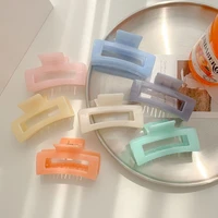 resin plastic acrylic rectangle clamp hair claw hair clip crab accessories large