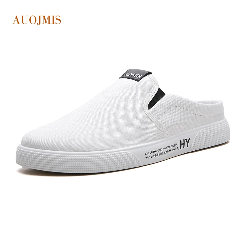 Летние мужские туфли дышащие легкие повседневные с открытыми плечами красные